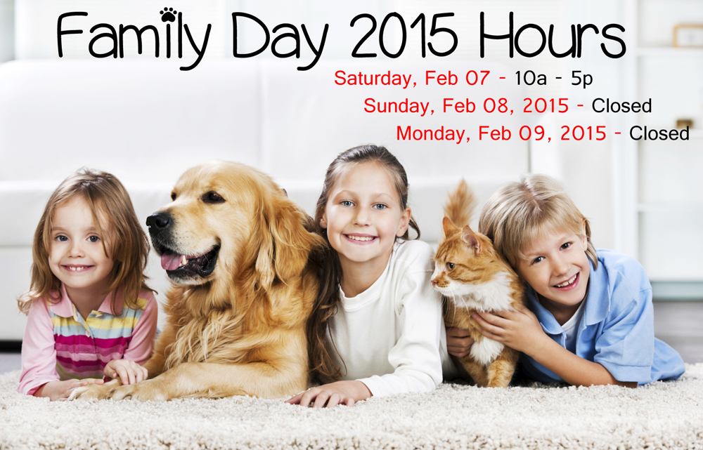 Family Day Weekend Store Hours