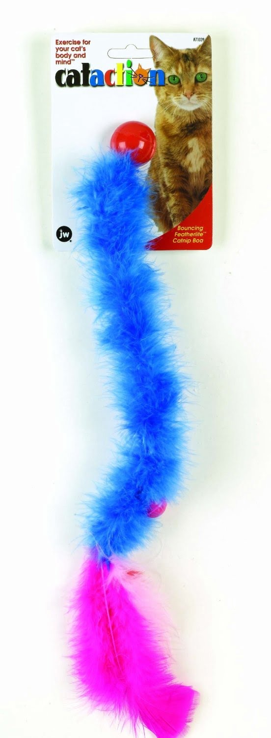 New Product 2015: JW Pet Featherlite Boa Bouncing Cat Wand Toy