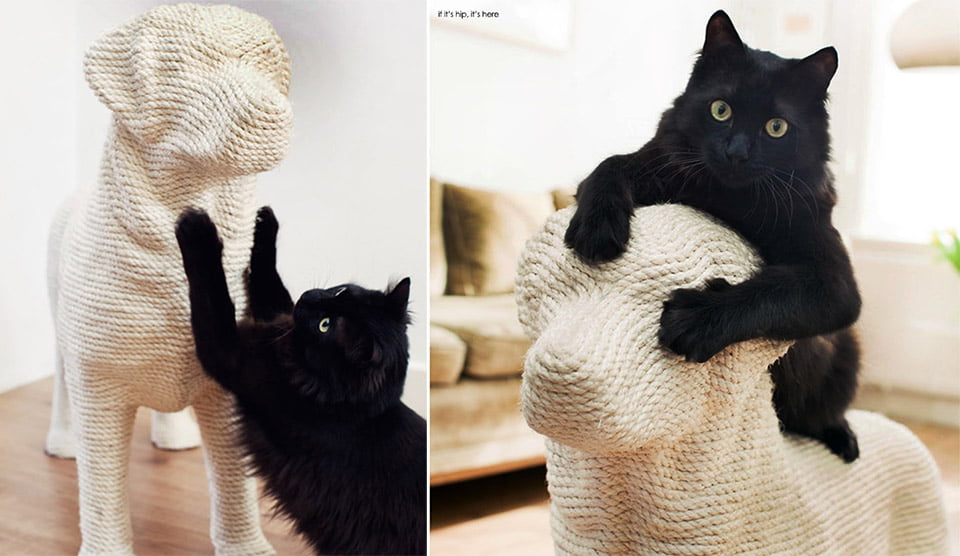 Dog-shaped Scratching Post