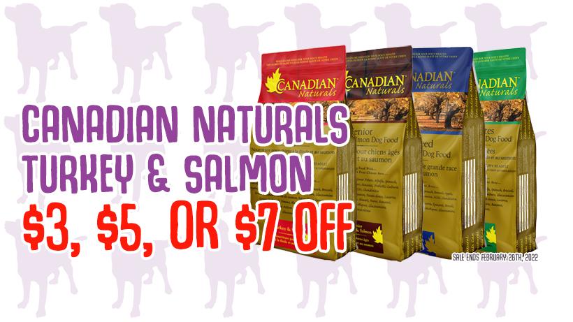 Canadian Naturals Turkey and Salmon Dog Food Sale – Up to $7 Off!!