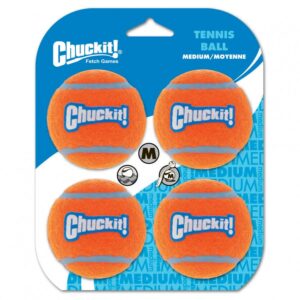 Chuckit! - Tennis Balls - Medium 4PK 6.5cm (2.5in)