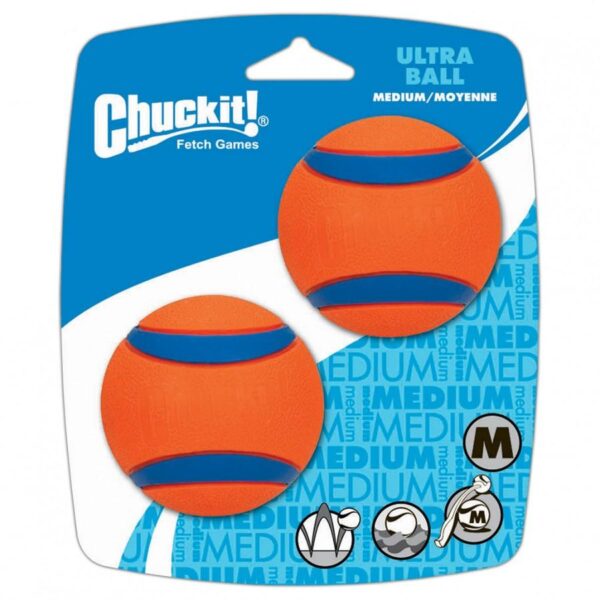 Chuckit! - Ultra Ball Float - Medium 2PK 6.5cm (2.55in)