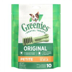 Greenies - Dog Dental Chew ORIGINAL - PETITE 10CT - 170GM (6oz)