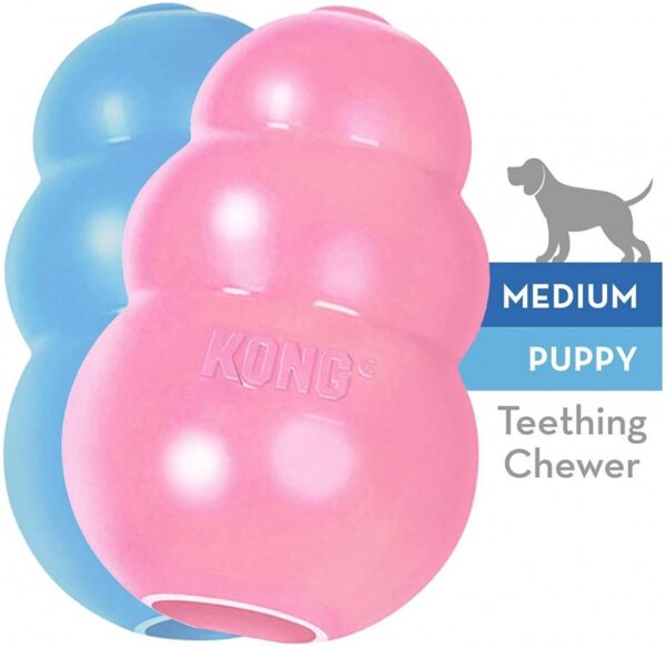 KONG - Puppy Treat Dispensing Chew Toy - Medium 9cm (3.5in)