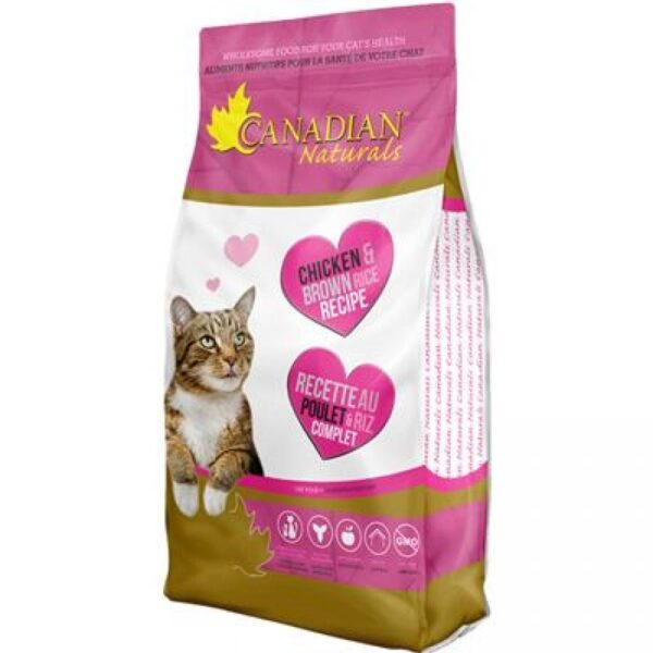 Canadian Naturals - CHICKEN & BROWN RICE Recipe Cat Food - 6.8KG (15LB)