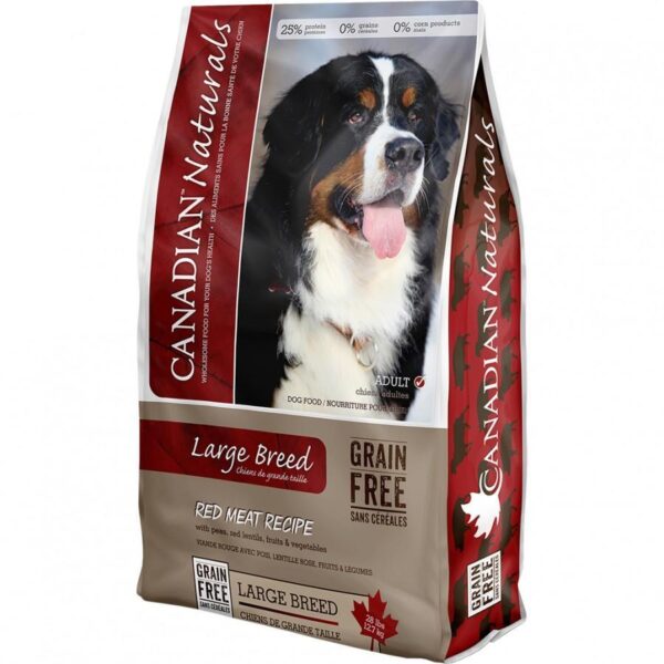 Canadian Naturals - Grain Free Large Breed RED MEAT - 12.7kg (28LB)