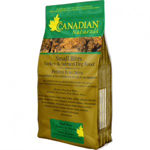 Canadian Naturals - TURKEY and SALMON SMALL BITES Dry Dog Food - 13.6KG (30lb)