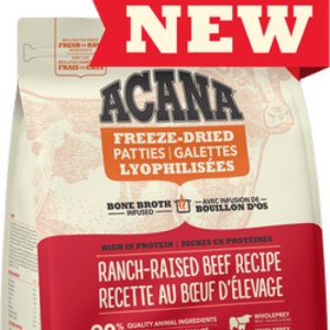 Champion Foods - Acana Freeze Dried Patties RANCH-RAISED BEEF Dog Food