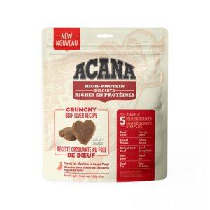 Champion Foods - Acana High-Protein Crunchy Biscuits BEEF LIVER Recipe - Large - 255G (9OZ)