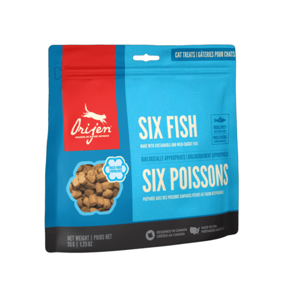Champion Foods - Orijen - Freeze-Dried SIX FISH Cat Treats - 35GM