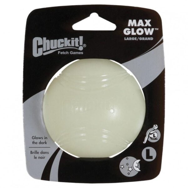 Chuckit! - Max Glow Ball - Large 8cm (3in)