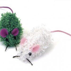 Coastal - Rascals CURLY MOUSE CHENILLE Cat Toy - 6.5CM