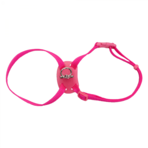Coastal - Size Right Adjustable Cat Harness NEON PINK - 1 x 30-46CM (3/8inx12-18in)