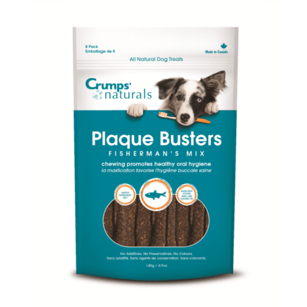 Crumps' Naturals - Dog Plaque Busters Fisherman's Mix - 7in 8 pk