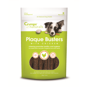 Crumps' Naturals - Dog Plaque Busters with Chicken - 7in 8 pk