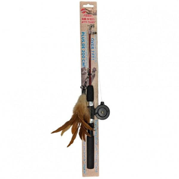 Ethical - Fishing Rod N Reel Kitty Teaser - 200cm (7ft)