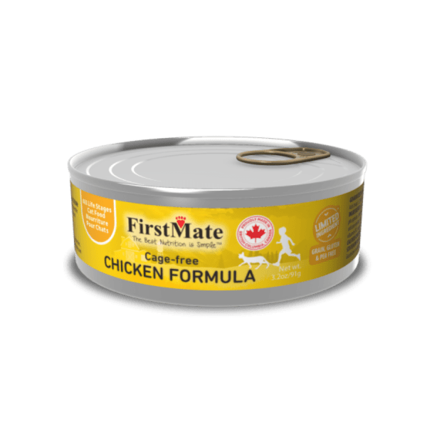 FirstMate - Cat LID GF CHICKEN Wet Food - 91GM (3.2oz)
