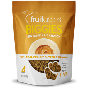 Fruitables - Biggies Peanut Butter & Banana Dog Crunchy Treat - 454g (16oz)