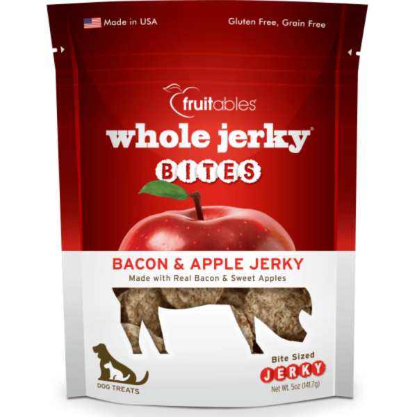 Fruitables - Dog Whole Jerky Bites Bacon & Apple - 141g (5oz)