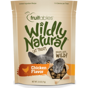 Fruitables - Wildly Natural FREE RANGE CHICKEN Cat Treats - 71G (2.5oz)