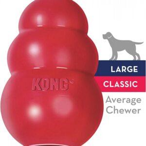 KONG - Classic Red - Dog Treat Dispensing Toy - Large 11cm (4.3in)