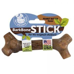 Pet Qwerks - Peanut Butter Stick BarkBone Nylon Chew - Medium
