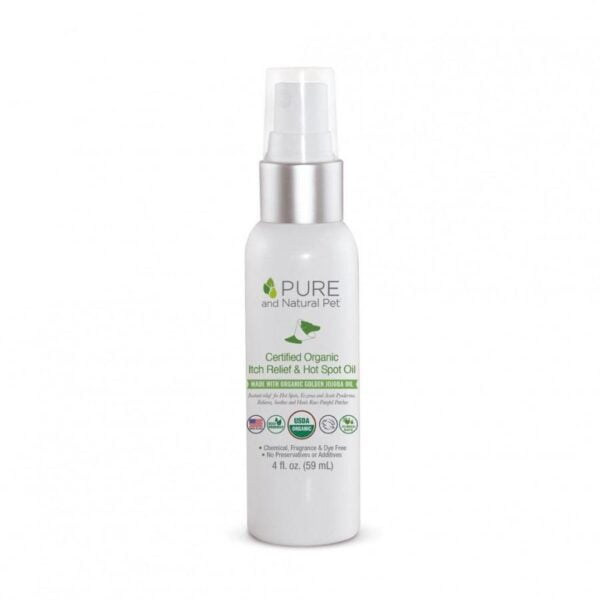 Pure and Natural Pet - Certified Organic Itch Relief Hot Spot Oil - 59ML