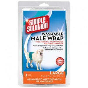 Simple Solutions - Washable Male Wrap - LARGE (35-90lbs)