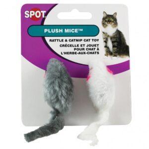 Spot - Ethical Pet - Mice Rattle & Catnip - 2PK 12cm (4.8in)