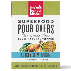 The Honest Kitchen - Dog GF Pour Overs Superfood Turkey Stew - 155.9g (5.5 oz)