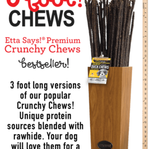 Treat Planet - Etta Says - Premium Crunchy ELK Dog Chew Wrapped - 91CM