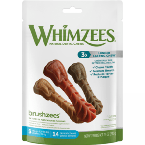 Whimzees - Brushzees Daily - Small 14PK - 210GM (7.4oz)-1