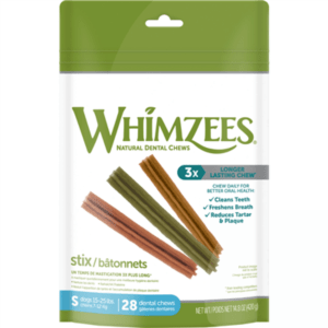 Whimzees - STIX Dental Chew - Small 28pk - 12.5CM (5in)