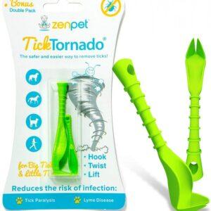 ZenPet - Tick Tornado (2-Pack) Tick Removal Tool - Easy to use Tick Remover for Pets