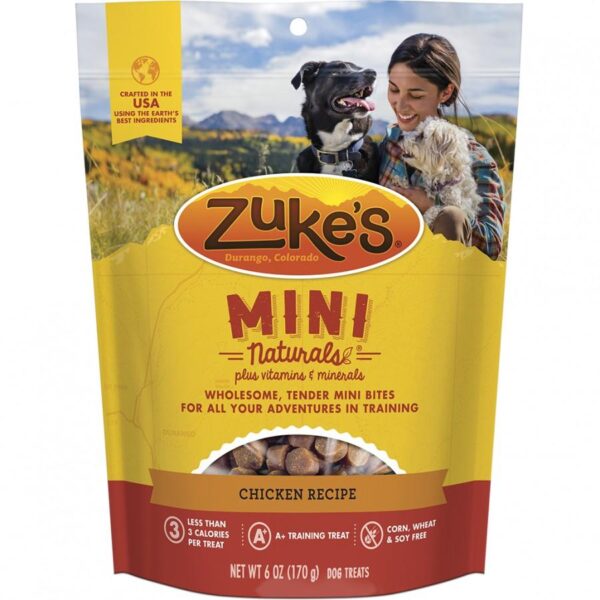 Zukes - Mini Naturals CHICKEN Dog Treats - 170GM (6oz)
