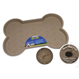 Bella - Spill Proof Dog Mats Tan - Large - 60cm (23.6in)