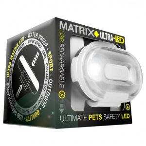 Max & Molly - Matrix Ultra LED Safety Light White Cube Pack - 5cm