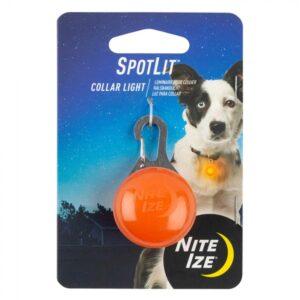Nite Ize - SpotLit Collar Light ORANGE - 4CM (1.5in)