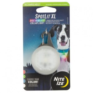 Nite Ize - SpotLit XL Rechargeable Collar Light Disc-O - 5cm (2in)