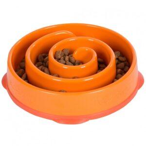 Outward Hound - Fun Feeder Coral Orange - Mini 21cm (8.3in)
