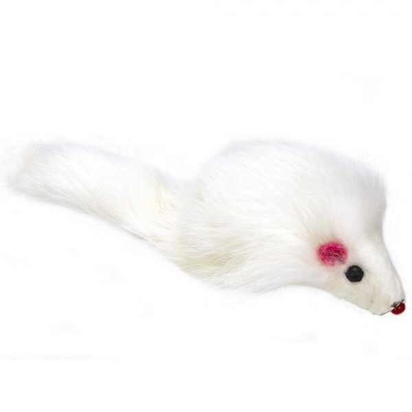 Ware - Fluffy Fur Mouse Cat Toy - 16CM (6IN)