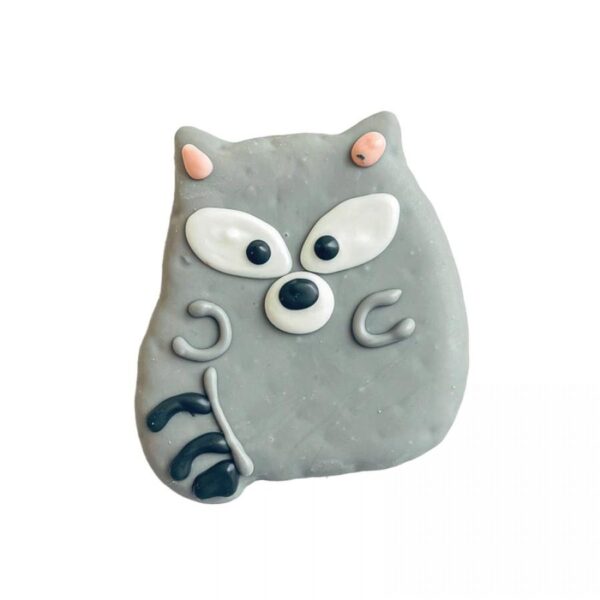 Bosco and Roxy's - Racoon Cookie - 9cm-9cm (3.5in - 3.5in) -2