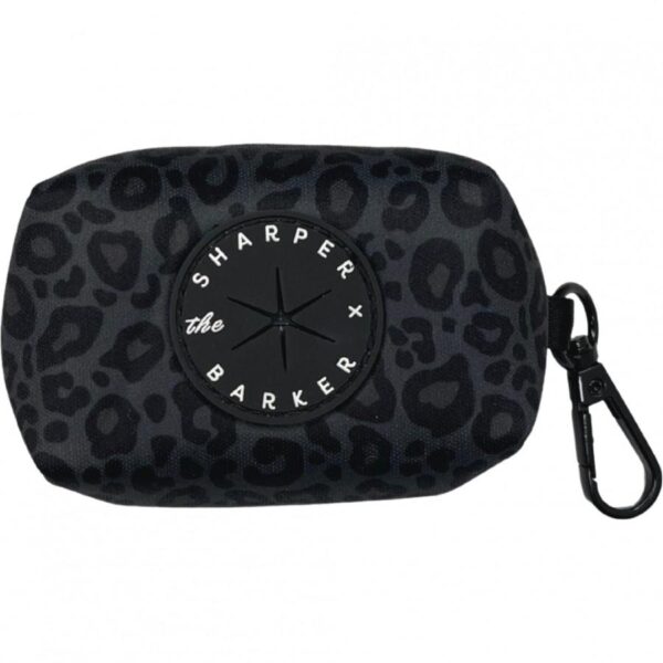 Sharper Barker - Waste Bag Dispenser Black Leopard
