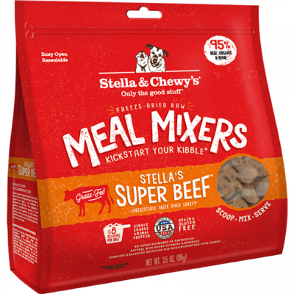 Stella & Chewy's - Freeze Dried - Stella's Super Beef Meal Mixers - 99GM (3.5OZ)