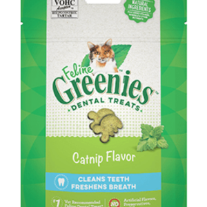 Greenies - Cat Dental CATNIP Flavour Cat Treats - 130GM (4.6oz)