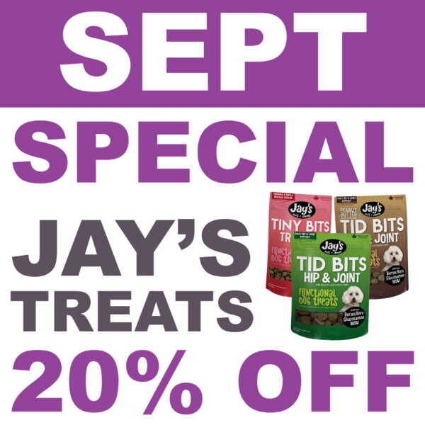 September Special - Jays Treats 20% Off
