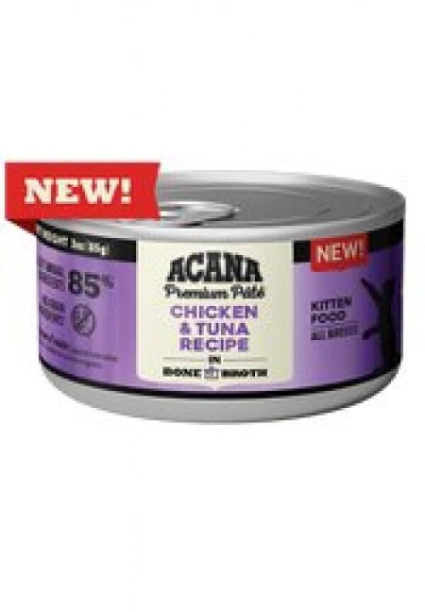 Champion Foods - Acana Kitten CHICKEN and TUNA in Bone Broth - 85GM (3oz)