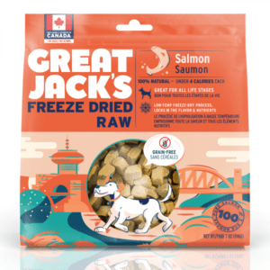 Canadian Jerky - Great Jack's Dog Treats FD Raw Salmon - 198GM (7oz)