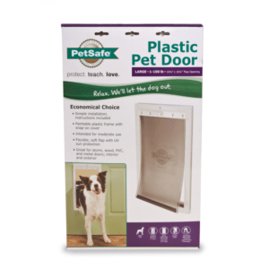 PetSafe - Plastic Pet Door White - Large - 10 1/4 x 16 1/4 in