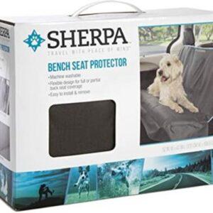 Sherpa - Car Back Seat Cover Gray - 132 x 106.6CM (52x42in)